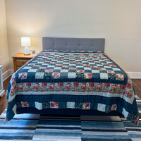 Farm-House French Country Quilt Bedspread Patchwork Home Collection
