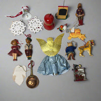 Vintage Christmas Ornaments Set-Lot of 16