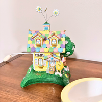 Vintage Village House with Candy Dish M&M Easter Department-56
