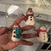 Hallmark Keepsake Christmas Ornament The Snowman of Mitford Set 3