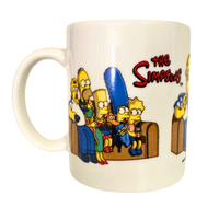 Vintage The Simpsons Family Switching Heads on Couch Coffee-Tea Mug-Cup
