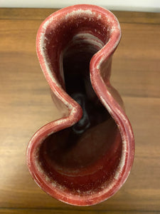 Handmade Wheel-Thrown Ceramic Glazed Vase