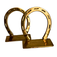 Solid Brass Horse Shoe Bookend Set of 2
