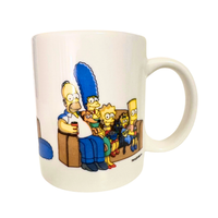 Vintage The Simpsons Family Switching Heads on Couch Coffee-Tea Mug-Cup
