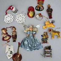 Vintage Christmas Ornaments Set-Lot of 16