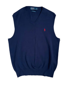 Polo By Ralph Lauren Navy V Neck Sweater Vest