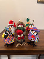 Holiday Decor Seasonal Birds Set of 9
