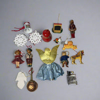 Vintage Christmas Ornaments Set-Lot of 16