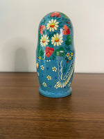 Matryoshka Hand Crafted-Painted Wooden Nesting Dolls 5 piece
