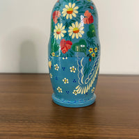 Matryoshka Hand Crafted-Painted Wooden Nesting Dolls 5 piece