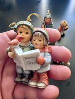 Vintage Goebel Porcelain Small Ornament Set of 9
