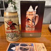 Budweiser-Busch Beer Stein-Mug Tomorrow's Treasures Edition VI F-Series 06931 King of Beers