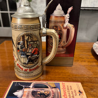 Budweiser-Busch Beer Stein-Mug Tomorrow's Treasures Edition VI F-Series 06931 King of Beers