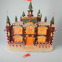 Hawthorne Vintage Village Santa’s Workshop Fun House Christmas Carnival 91339