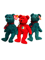 Beanie Babies Bear Green and Mexico
