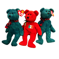 Beanie Babies Bear Green and Mexico