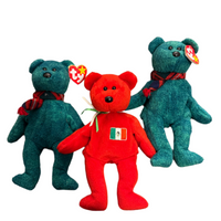 Beanie Babies Bear Green and Mexico