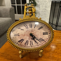 Grande Épicerie Wall and Mantel Clock with Stand Working