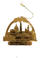 White-House-Capital and Landmarks Metal Ornaments Set of 5
