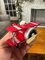 Disney Pixar Wall-E-E.V.E. and Hallmark Flying Ace-Snoopy Xmas Ornaments
