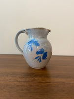 Handmade-glazed Porcelain Pitcher and Bowl Set Signed
