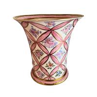 Pink Vintage Chinese Vases Set 2
