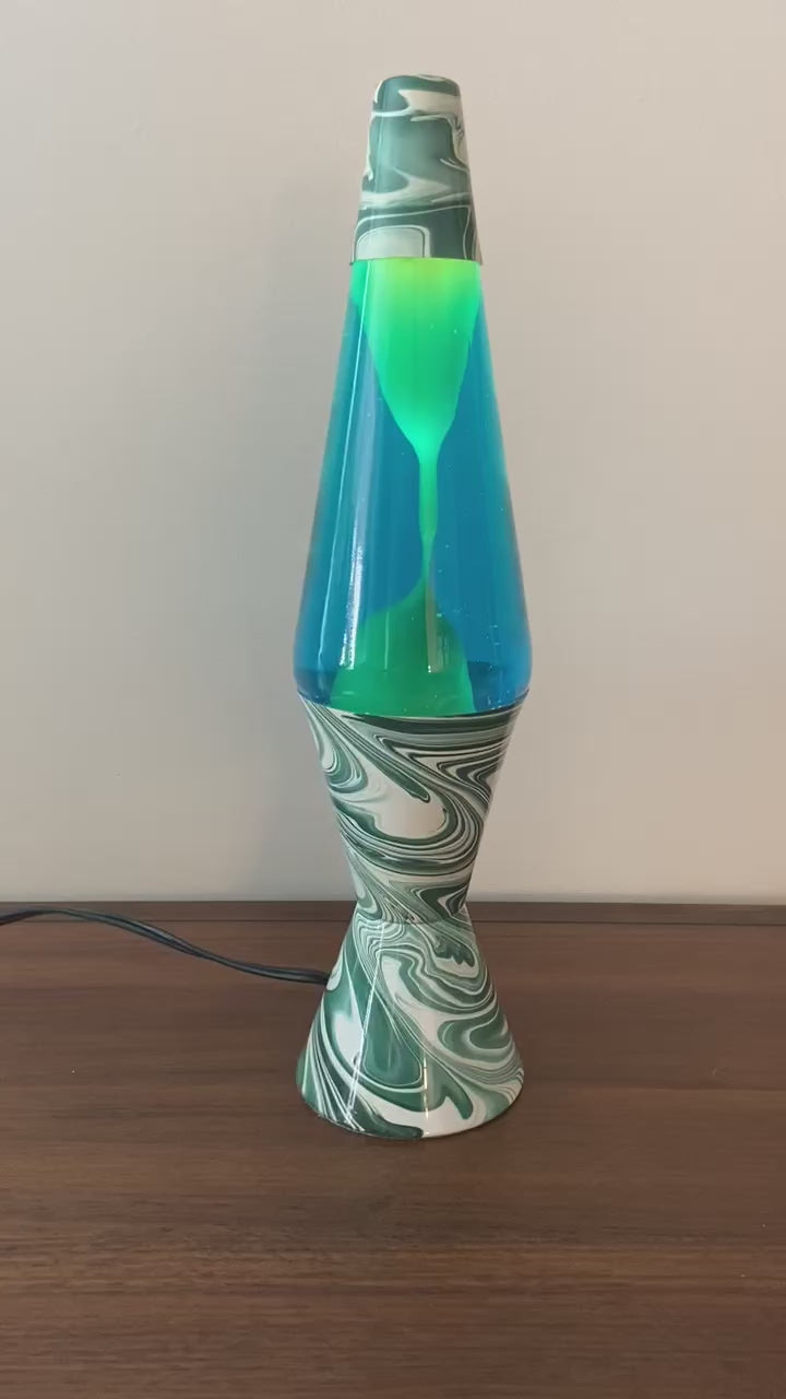 Vintage Lava Lite Lamp 1990s Psychedelic Swirl 32oz RARE