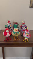 Holiday Decor Seasonal Birds Set of 9
